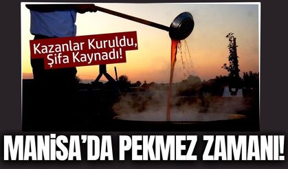 Manisa'da pekmez zamanı!