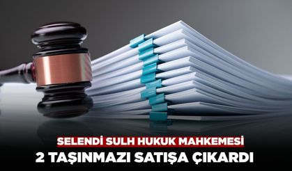 Selendi Sulh Hukuk Mahkemesi 2 taşınmazı satışa çıkardı