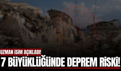 Uzman isimden kritik açıklama: 7 büyüklüğünde deprem riski!