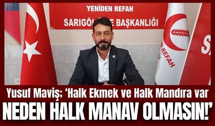 Yeniden Refah Partisi Sarıgöl'den “Halk Manav” Çağrısı!