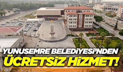 Yunusemre'de 100. Yıl Meydanı'na Ücretsiz Hizmet Başlıyor