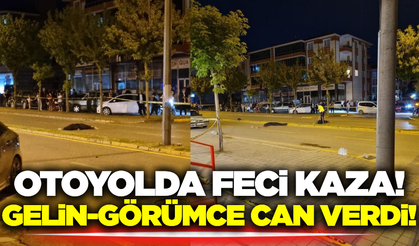 Korkunç kaza: Otomobilin çarptığı gelin-görümce öldü!