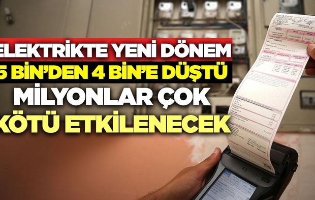 Elektrikte devlet desteği şartları değişiyor! Faturalar uçacak
