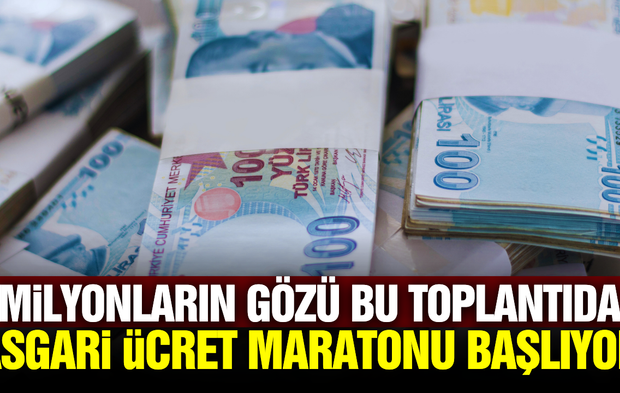 Asgari ücret için geri sayım başladı!