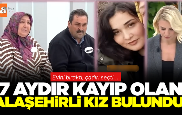 Alaşehirli aile Esra Erol'da! Kayıp kızları bulundu