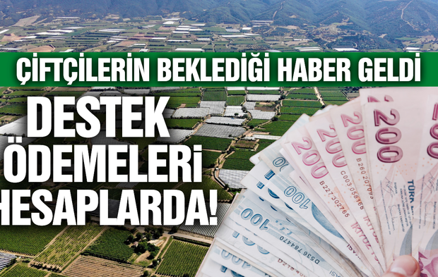 Çiftçilere 1,6 milyar liralık dev destek!