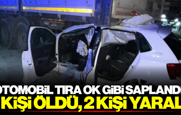 Manisa'da feci kaza: 1 ölü, 2 yaralı