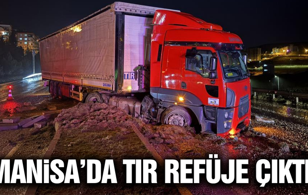 Manisa'da yağışlı hava kazayı beraberinde getirdi