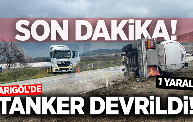 Sarıgöl'de yağışlı hava kazayı beraberinde getirdi!