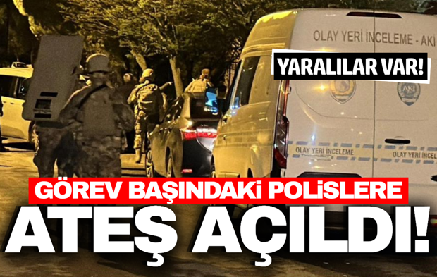Uşak'ta polise silahlı saldırı: Yaralılar var!