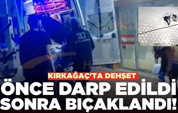 Kırkağaç'ta kız meselesi kavgası: 1 kişi bıçaklandı!