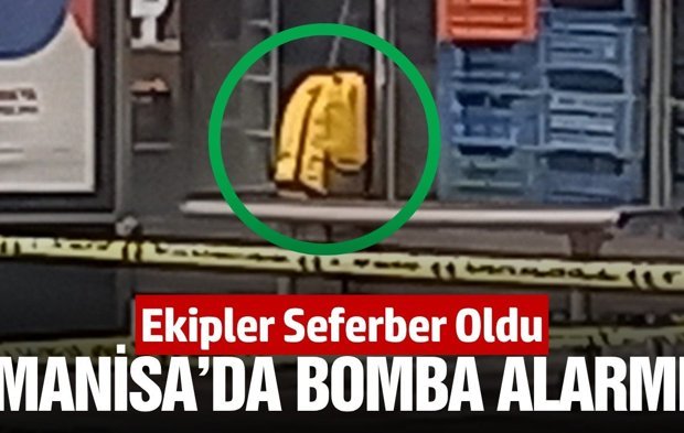 Manisa'da bomba alarmı: Şüpheli çantadan çıkanlar şaşırttı
