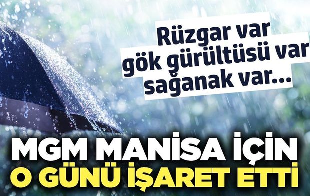 Manisa'da hava yine istikrarsız: Hem güneş var, hem yağmur