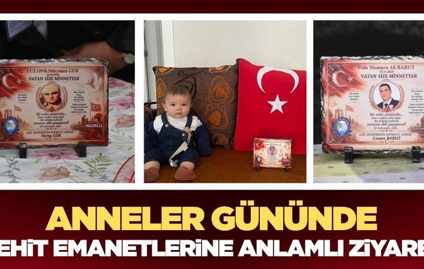 Salihli Belediyesi’nden Anneler Günü’nde Şehit ailelerine anlamlı ziyaret