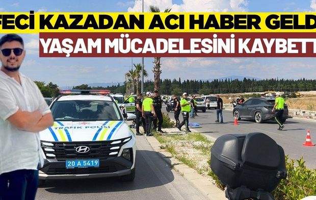 Denizli'de feci kaza: 1 ölü