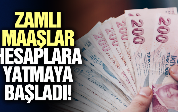 Bakan  duyurdu:  Zamlı maaşlar hesaplarda!
