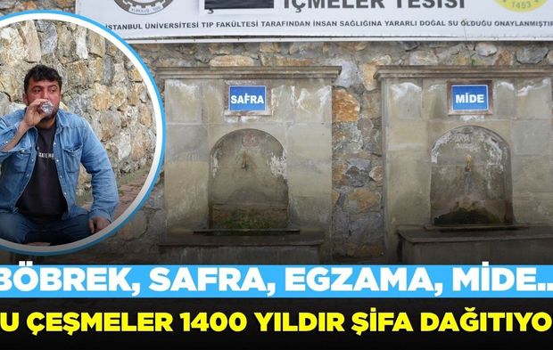 'İçmeler' 1400 yıldır şifa dağıtıyor