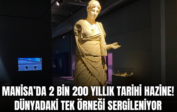 Manisa’da 2 Bin 200 Yıllık Hestia Heykeli Sergileniyor