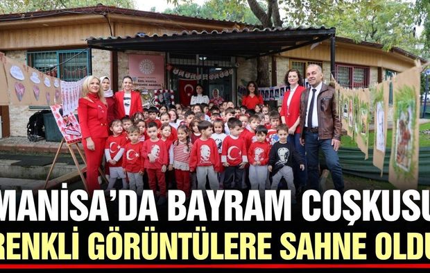 Manisa'da minikler "Cumhuriyet" coşkusunu baloyla kutladı