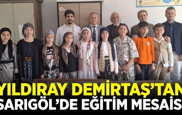 Sarıgöl İlçe Milli Eğitim Müdürü Demirtaş’tan okullara yakın markaj