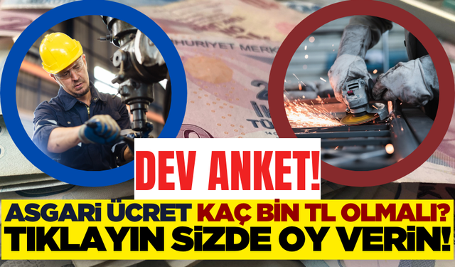 Sizce Asgari Ücret Kaç Bin TL Olmalı?