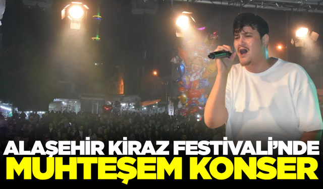Alaşehir'de Kiraz Festivali başladı