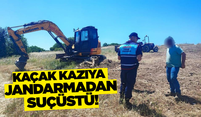 Aydın'da kaçak kazı yapan 3 kişi suçüstü yakalandı!