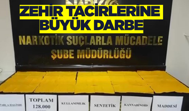 Zehir Tacirlerine Geçit Yok  128 Bin Doz Bonzai Yakalandı