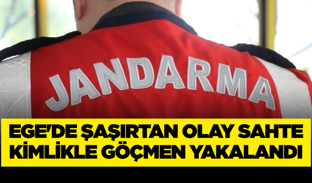 Sahte Kimlikli Göçmen Tekne Kiralamak İsterken Jandarmaya Takıldı