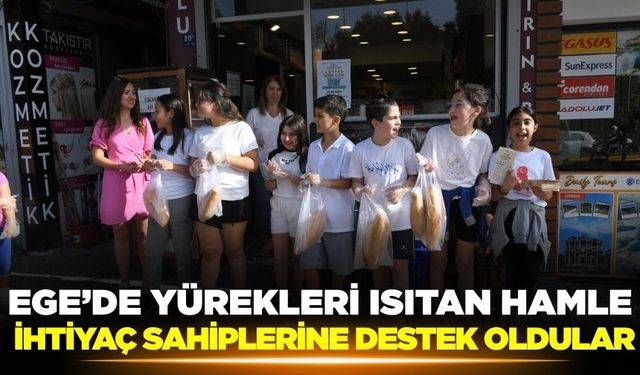 Egeli miniklerden "İsraf Savaşçıları" projesi
