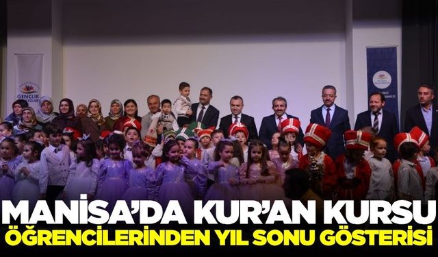 Manisalı öğrencilerden yıl sonu gösterisi