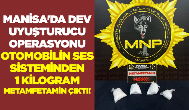 Manisa'da Dev Uyuşturucu Operasyonu