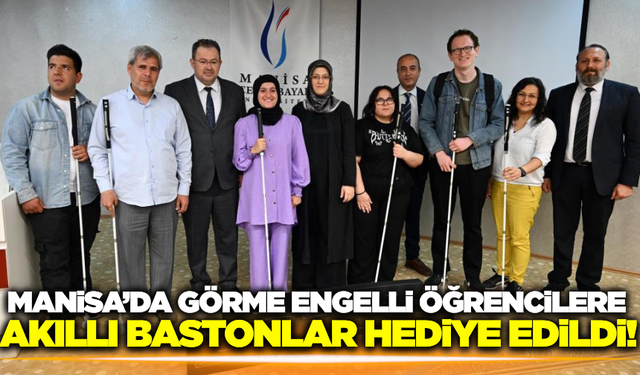 MCBÜ, görme engelli öğrencilerin yüzünü güldürdü!
