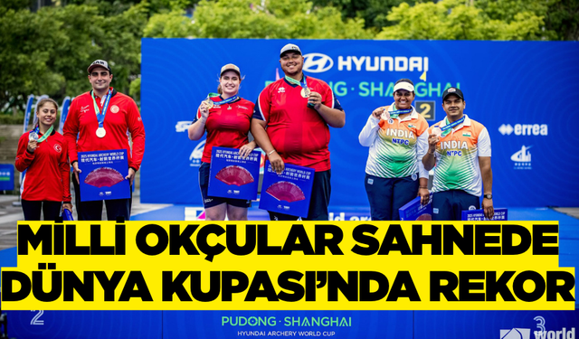 Egeli Okçu Hazal'ında İçerisinde Olduğu Milli Takım Dünya Rekoru Kırdı