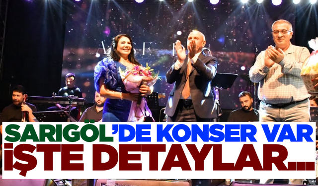 Sarıgöl'de konser zamanı