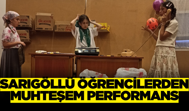 Sarıgöl Halk Eğitim Merkezi Tarafından Hazırlanan Tiyatro Oyunu İzleyenlerden Tam Not Aldı