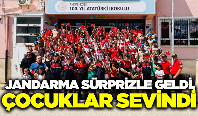Aydın Jandarması'ndan Karne Sürprizi!