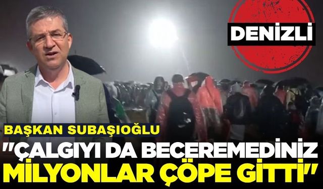 Denizli Büyükşehir Belediyesi tepkilerin odağı oldu