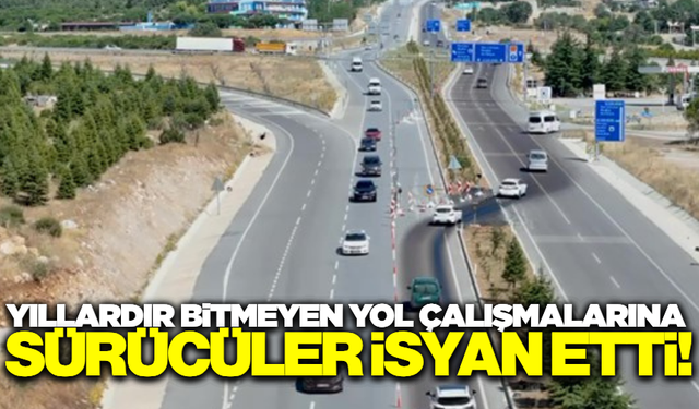 Denizli-Antalya yolunda bitmeyen çile: Sürücüler isyan etti!