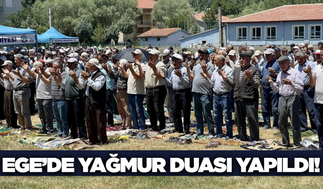 Afyonkarahisar'da yağmur duasına yoğun katılım