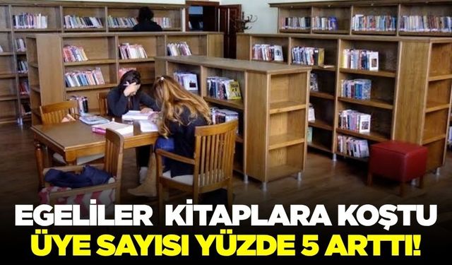 Ege'de kütüphanelere ilgi arttı
