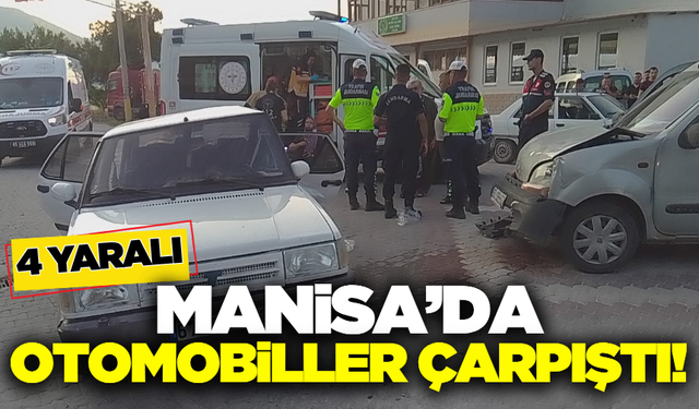 Kırkağaç'ta trafik kazası: 4 yaralı