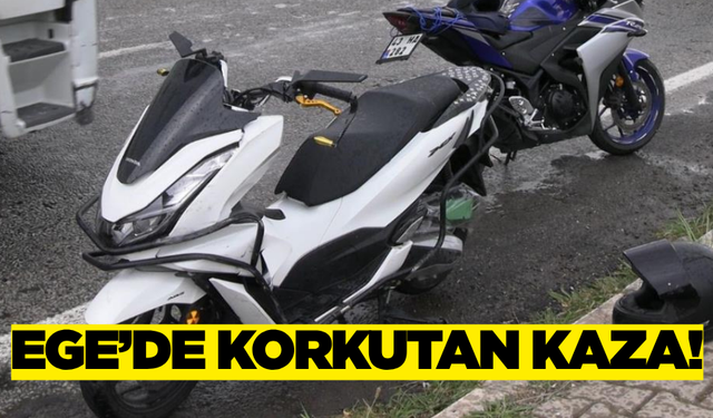 Kütahya'da otomobil ile motosiklet çarpıştı: 1 yaralı