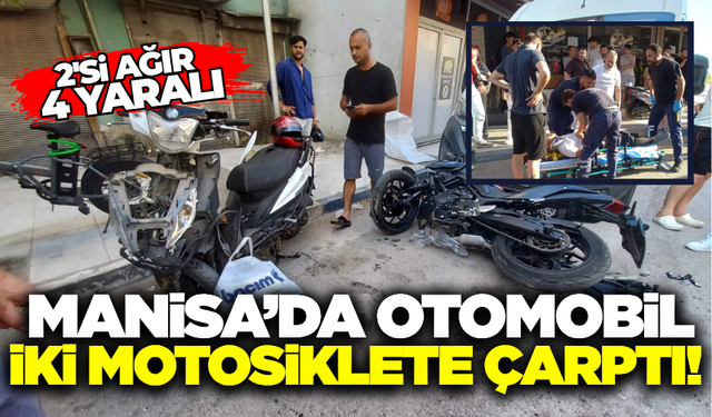 Manisa'da Zincirleme Kaza: 2'si ağır 4 yaralı