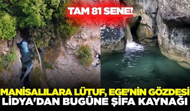 Manisalılara bir lütuf! Ege Bölgesinin gözdesi, Tarihi Lidya Krallığı'na kadar uzanıyor