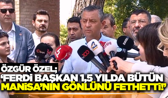 Özgür Özel, Başkan Zeyrek'in taziyesinde önemli açıklamalarda bulundu!