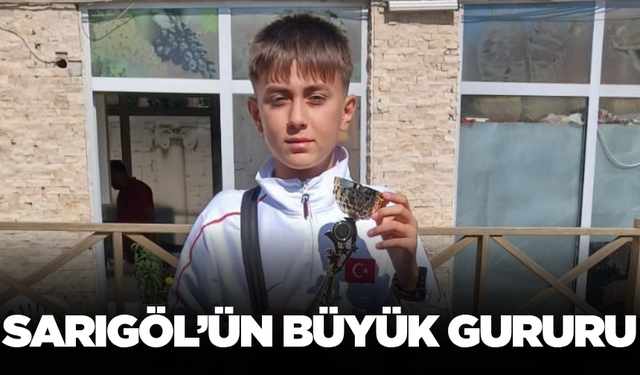Sarıgöl'ün milli gururu Avrupa'dan dereceyle dönüyor