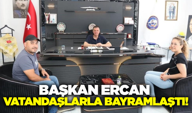 Yenipazar Belediye Başkanı Malik Ercan, vatandaşlarla bayramlaştı!