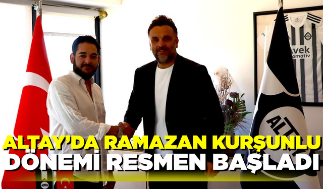 Altay’da Ramazan Kurşunlu dönemi resmen başladı