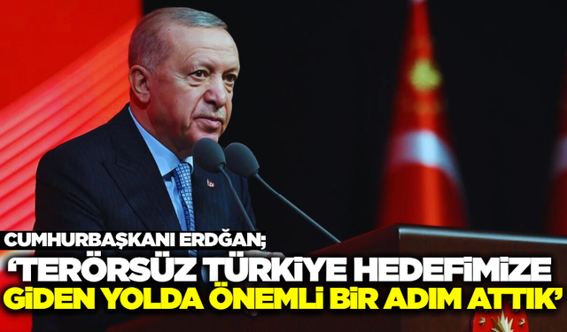 Cumhurbaşkanı Erdoğan'dan 'silah bırakma' mesajı!